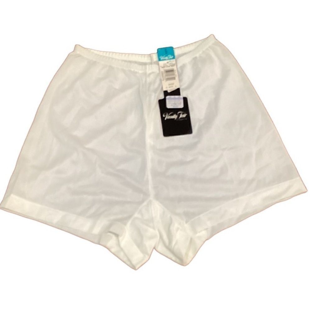 NWT Vintage Vanity Fair Lingerie Pantaloons Knickers Slip Panties Sz 5 white USA